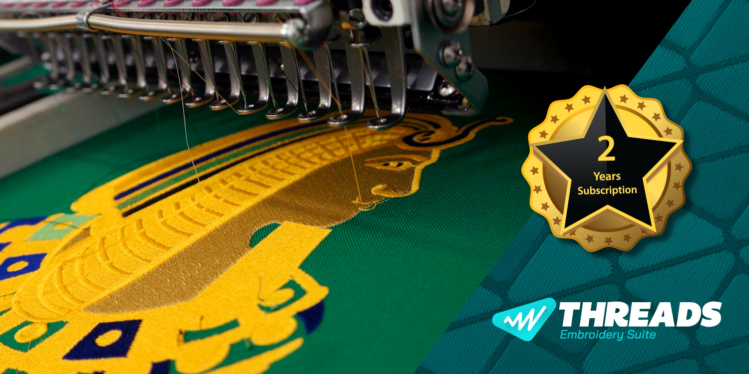2-Year Threads Embroidery Software Subscription
